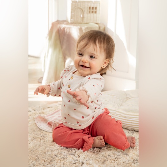 Long Sleeve Top and Wide Flare Pants Set - Picture 10 of 11